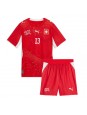 Otroški Nogometna dresi replika Švica Ricardo Rodriguez #13 Domači SP 2026 Kratek rokav (+ hlače)